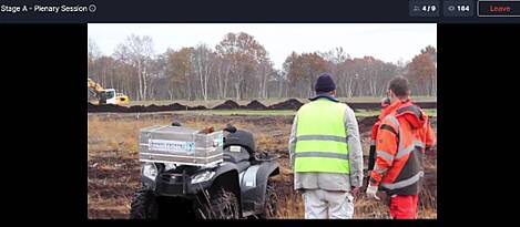 Videopräsentation der Bauarbeiten für die Sphagnumfarm Barver bei der rrr2021