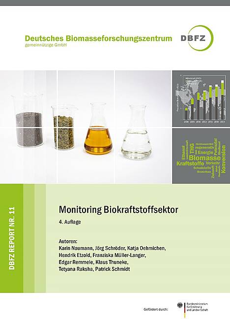DBFZ Report 11 (4. Auflage) zum Monitoring Biokraftstoffsektor