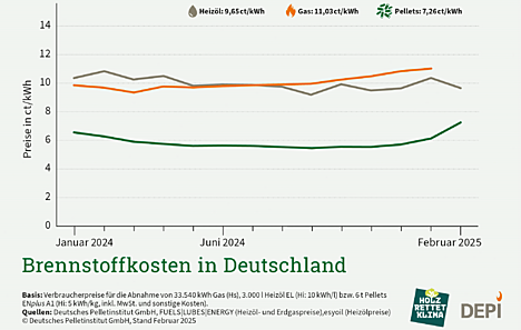 Brennstoffkosten in Deutschland