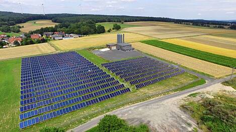 Nahwärmeversorgung aus Biomasse und Solarthermie im Bioenergiedorf Mengsberg